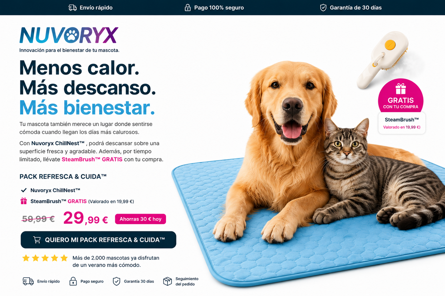 Alfombra Refrescante Premium  Para perros y gatos