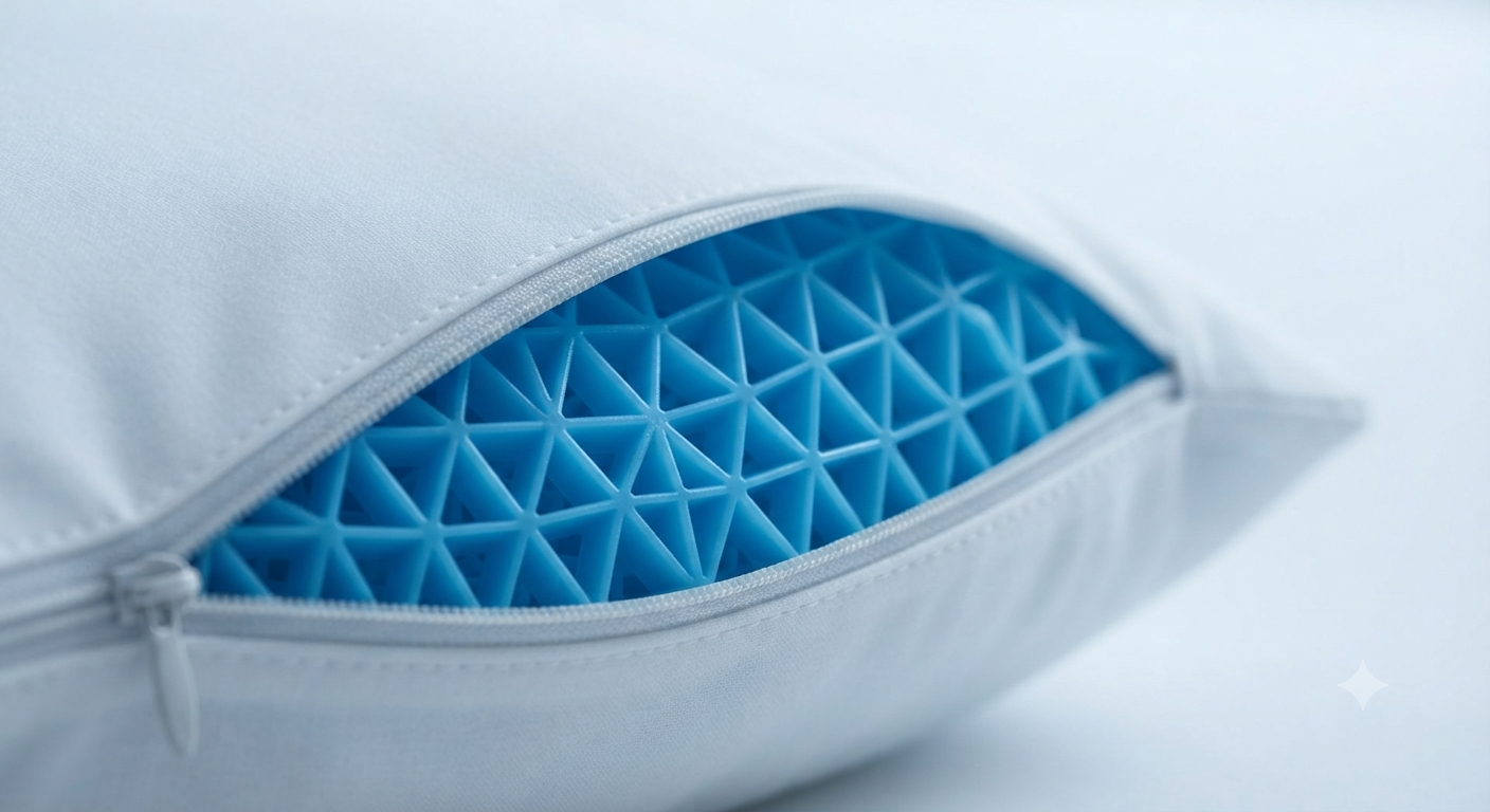 Nuvora™ Grid Pillow Despiértate sin dolor de cuello y vuelve a disfrutar de un descanso profundo.